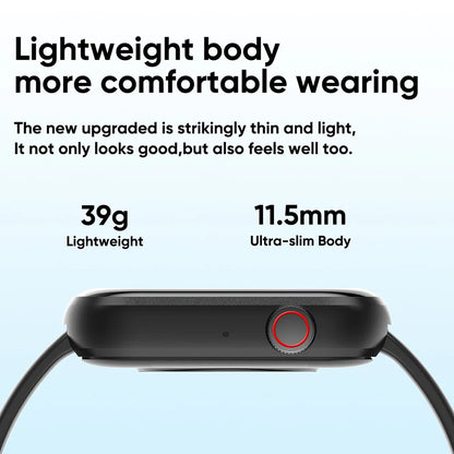 SENBONO Life3  Smart Watch Men square HD Screen Blue Tooth Call Heart Rate Water Proof Sport Smartwatch Women for IOS Android