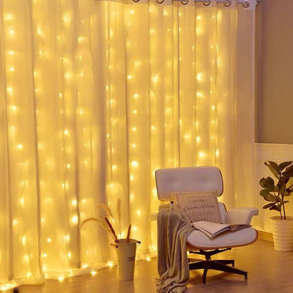 Christmas Lights Curtain Garland Merry Christmas Decorations For Home Christmas Ornaments Xmas Gifts Navidad 2021 New Year Decor