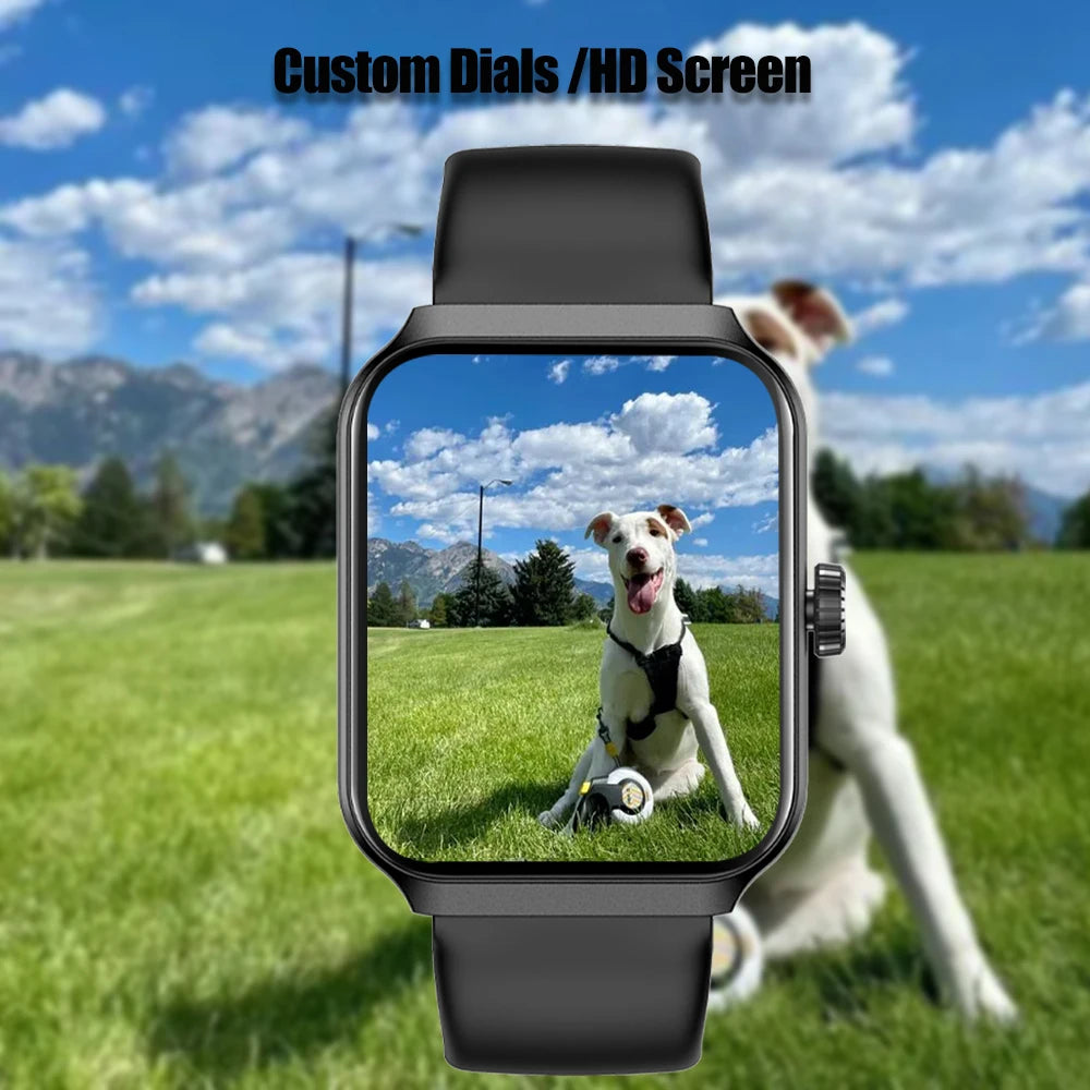 SENBONO NX25 New SmartWatch Women Men square Screen Sports Waterproof Answer Call Heart Rate Tracker Clock Men Women Smart Watch
