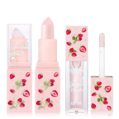 Lipstick 2-in-1 Lip Gloss Moisturizing Anti-cracking And Exfoliating