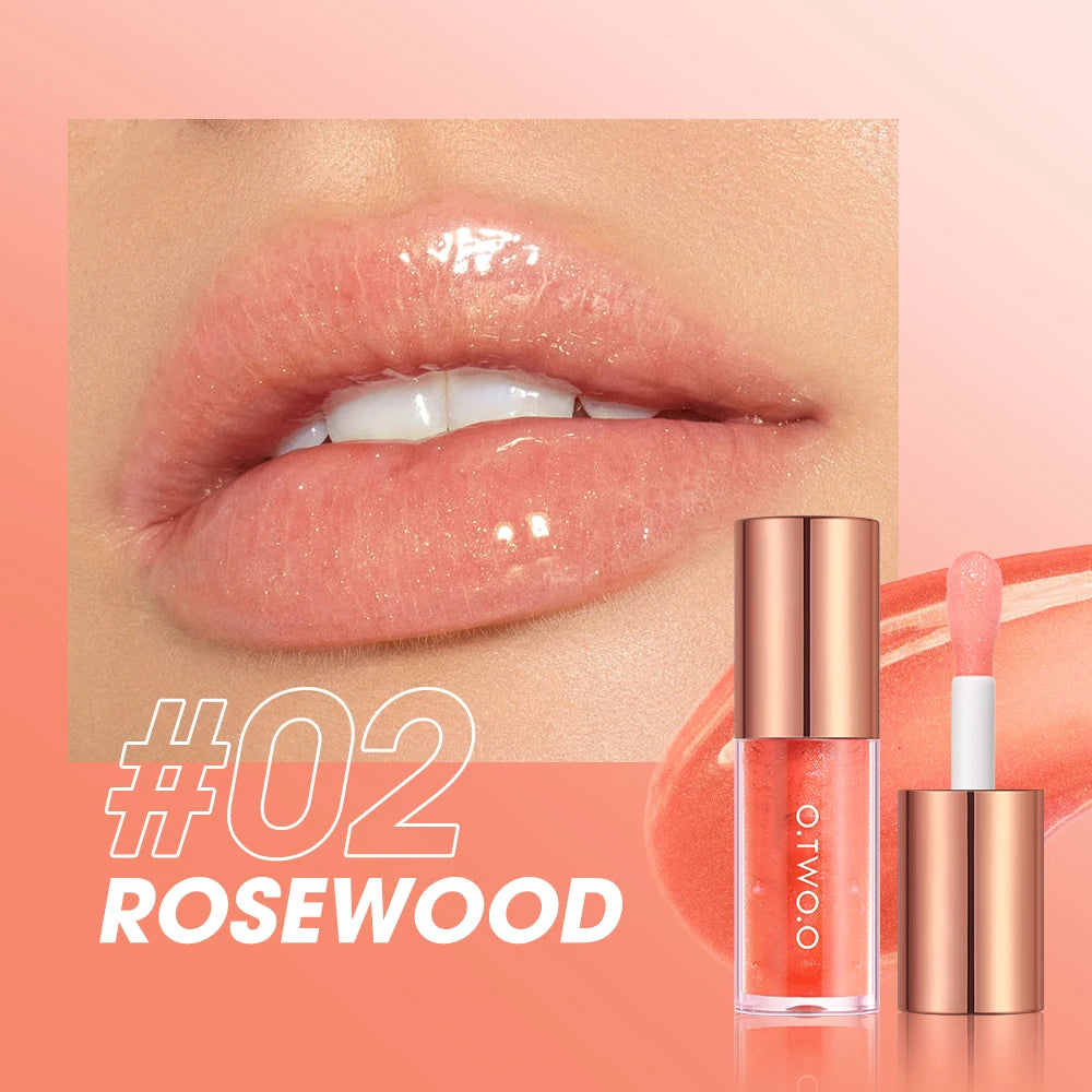 O.TWO.O Color Changing Lipstick 3-in-1 Lip Blam Transferproof Long Lasting Non-Sticky Moisturizing Glossy Shine Lip Gloss Makeup