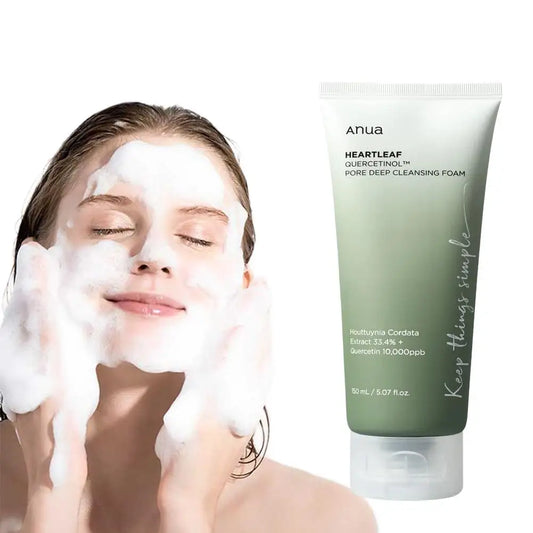 150ml Facial Cleanser Deep Cleansing Moisturizing Oil Control Refreshing Non-Drying Cleanser with Rich Foam for Skin Care