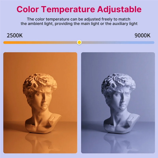 A97ZZ Ulanzi VL119 RGB Stick Light Handheld Light Wand LED Video Light Portable Photography Lighting Fill Lamp
