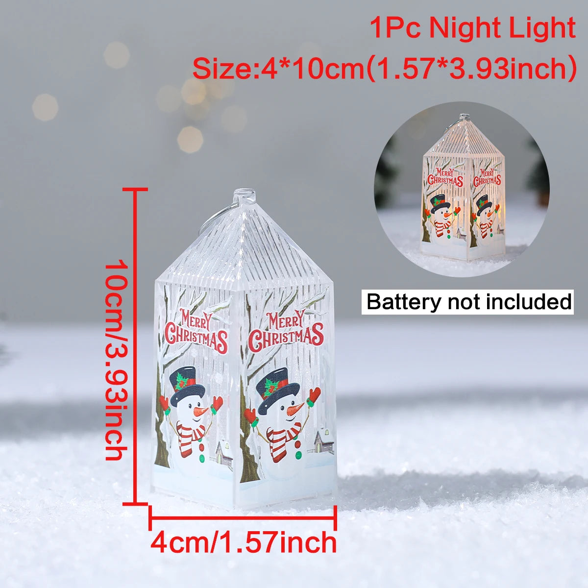 Christmas Lantern Light Merry Christmas Decorations for Home 2025 Navidad Christmas Tree Ornaments Xmas Gifts New Year 2026