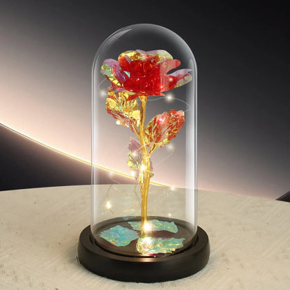 Valentine's Day LED Simulation Rose Flower Light Beautiful Realistic Looking Night Light Rose Eternal Flower Party Supplies
