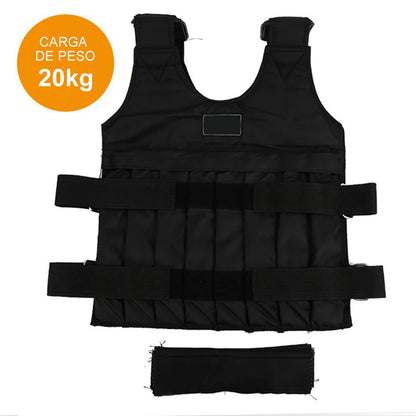 20kg/50kg Run Loading Weighted Vest Adjustable Exercise Training Fitness Jacket Gym Workout Boxing Vest Weight Waistcoat