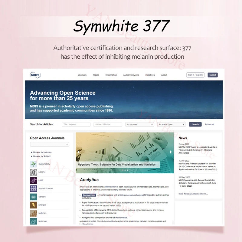 28pcs/set Symwhite 377 Whitening Ampoule, Vitamin C Light Spot Serum, Niacinamide Brightening Essence Korean Skincare Products