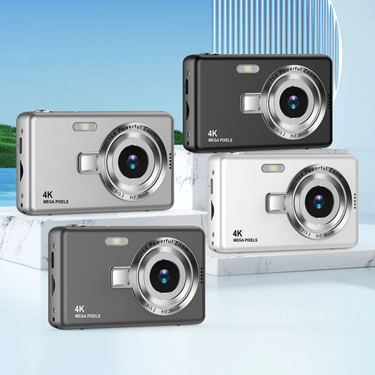4K Digital Camera for Photography and Video Recording Cameras 96MP 2.4'' Autofocus Vlogging Compact Camera For Beginner