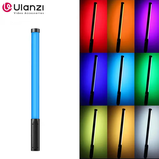 Ulanzi VL119 RGB Tube Light Handheld LED Video Light Wand Colorful Stick Light CRI 95+ 2500K-9000K Photography Studio Lighting