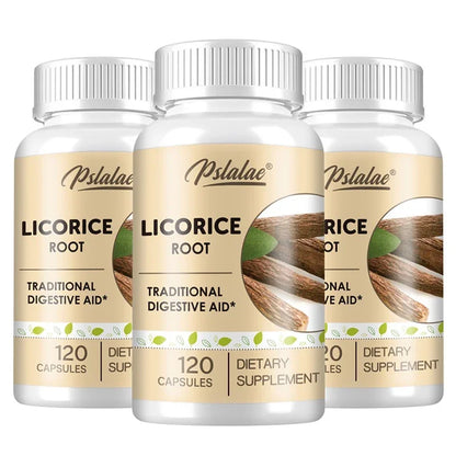 Licorice Root Capsules - Relieves Occasional Heartburn and Indigestion, Soothes An Upset Stomach, Improves Digestion, Non-GMO