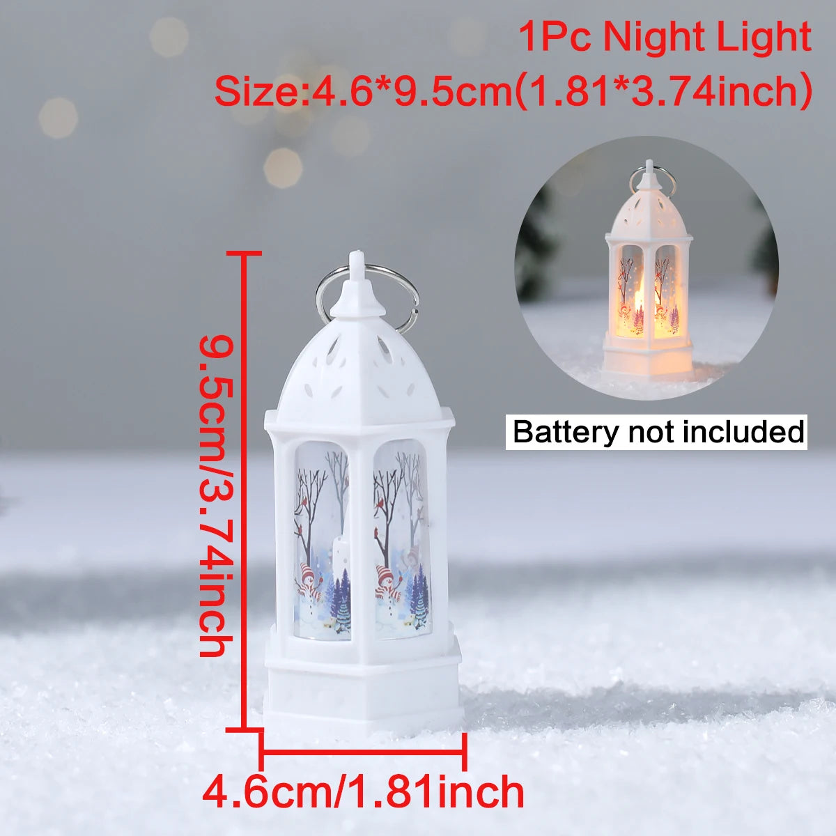 Christmas Lantern Light Merry Christmas Decorations for Home 2025 Navidad Christmas Tree Ornaments Xmas Gifts New Year 2026