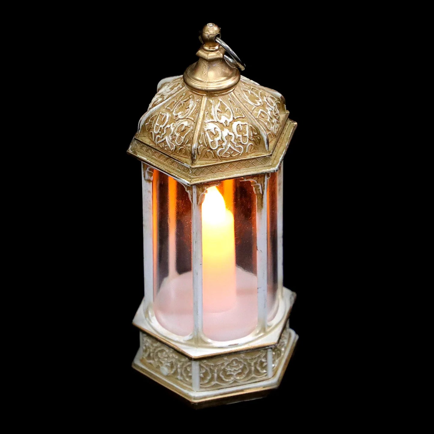 Lantern Plastic Holder Decorative Night Light for Home Office Party Christmas Decorations LED Atmosphere Lamp