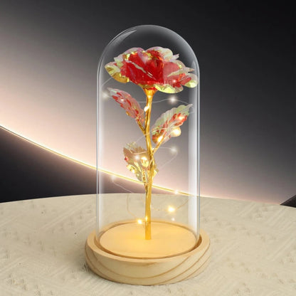 Valentine's Day LED Simulation Rose Flower Light Beautiful Realistic Looking Night Light Rose Eternal Flower Party Supplies