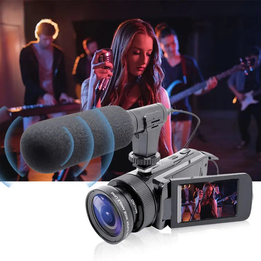 Digital Camera Powerful With External Microphone 16MP Battery Long Lasting Endurance For Family photography