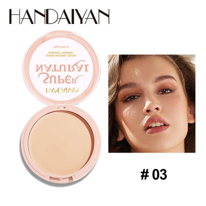 Lasting Oil Control Pressed Powder Bronzer Natural Brighten Waterproof Nude Setting Loose Translucent Powder Dupes Makeup Women
