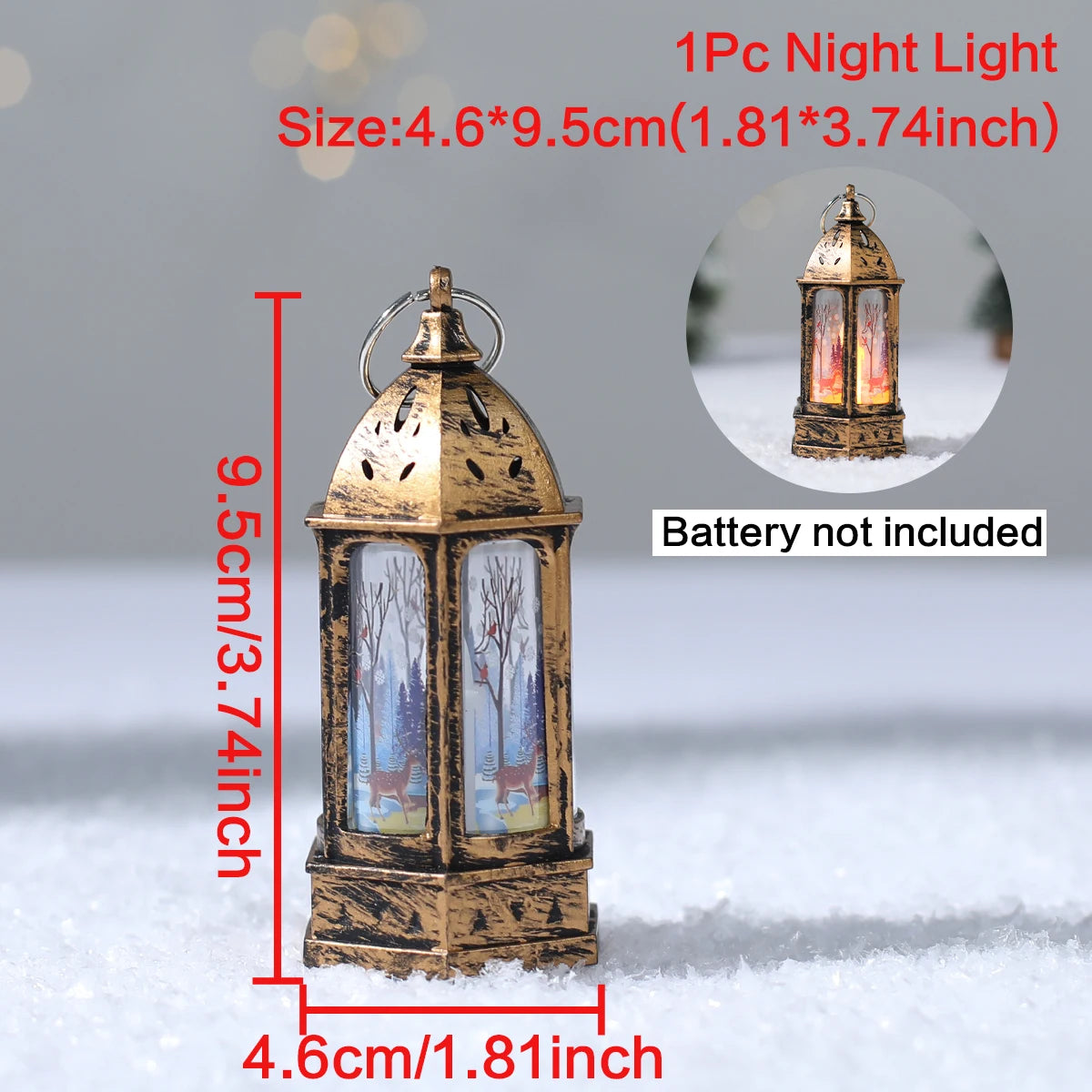 Christmas Lantern Light Merry Christmas Decorations for Home 2025 Navidad Christmas Tree Ornaments Xmas Gifts New Year 2026