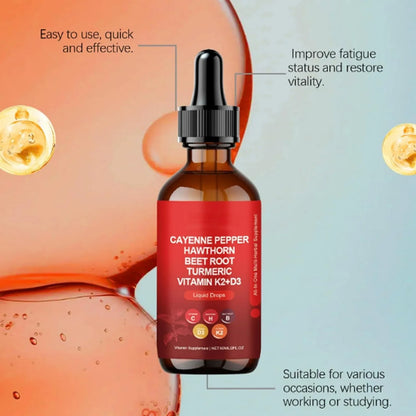 2025 Hot Capsicum Extract Capsicum Drops Organic Beetroot Drops  60ml