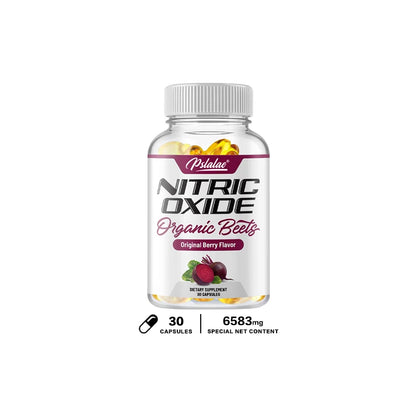 Organic Nitric Oxide Booster Beetroot Supplement – Natural Energy – Superfood for Cycles