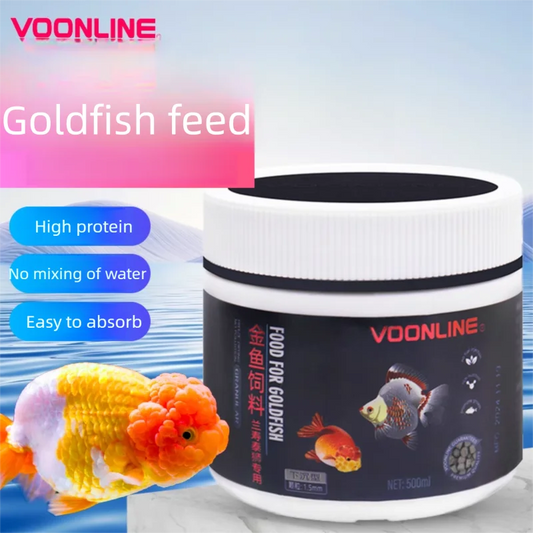 Voonline Goldfish Food High-Protein Formula for Body Enhancement Scientific Nutrition for Optimal Growth and Vibrant Hue