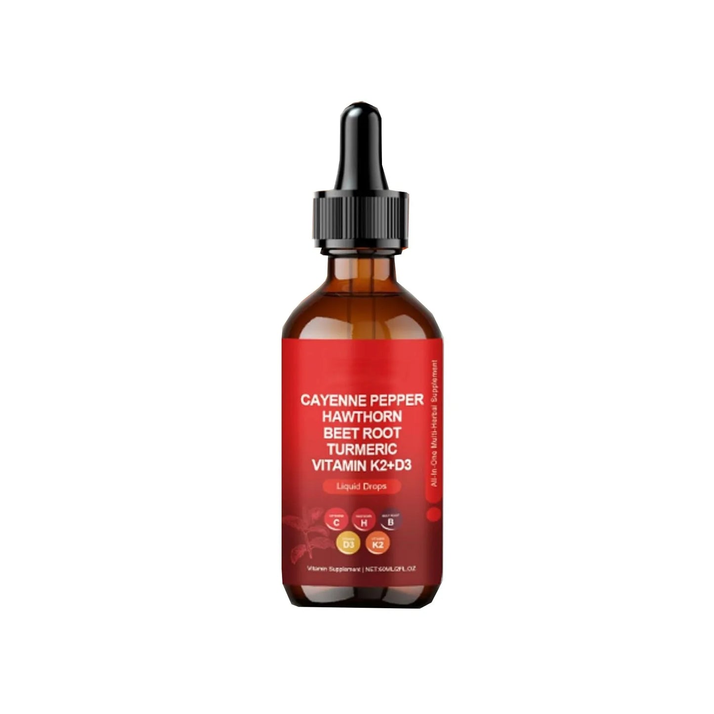 2025 Hot Capsicum Extract Capsicum Drops Organic Beetroot Drops  60ml