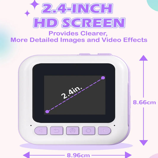 Digital Children Camera For Photography Instant Camera Print Photo Kids Camera Mini Thermal Printer Video Educational Toys Gift