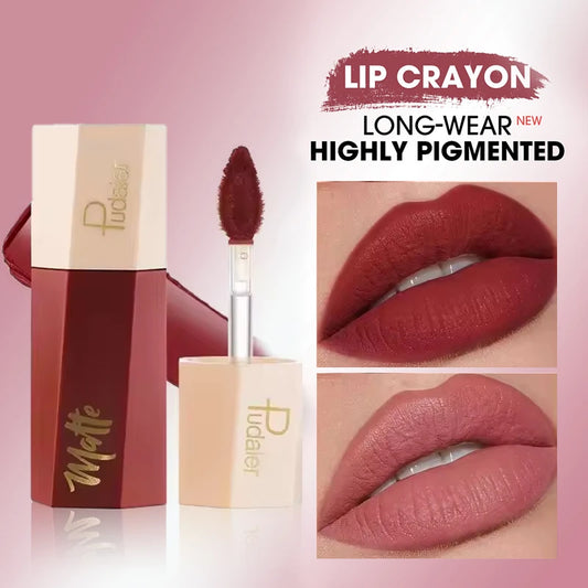 14 Colors Matte Lip Gloss Long-lasting Waterproof Non-stick Cup Lip Glaze Sexy Waterproof Liquid Lipstick Lip Makeup.