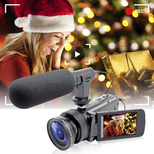 Digital Camera Powerful With External Microphone 16MP Battery Long Lasting Endurance For Family photography