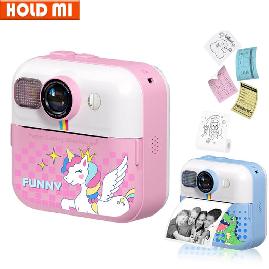 Digital Children Camera For Photography Instant Camera Print Photo Kids Camera Mini Thermal Printer Video Educational Toys Gift