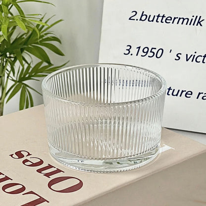 Ins Style Glass Cup - High-Quality Ice Cream, Yogurt, Dessert, and Pudding Bowl for Women - Perfect for Summer and Home Use