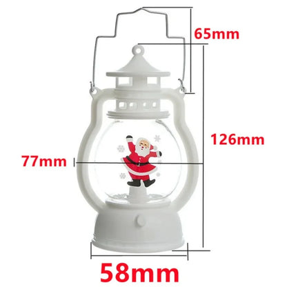 Christmas Ornaments LED Lantern Light Santa Claus Merry Christmas Decorations for Home 2024 Xmas Santa for Baby New Year Gift
