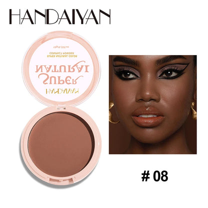Lasting Oil Control Pressed Powder Bronzer Natural Brighten Waterproof Nude Setting Loose Translucent Powder Dupes Makeup Women