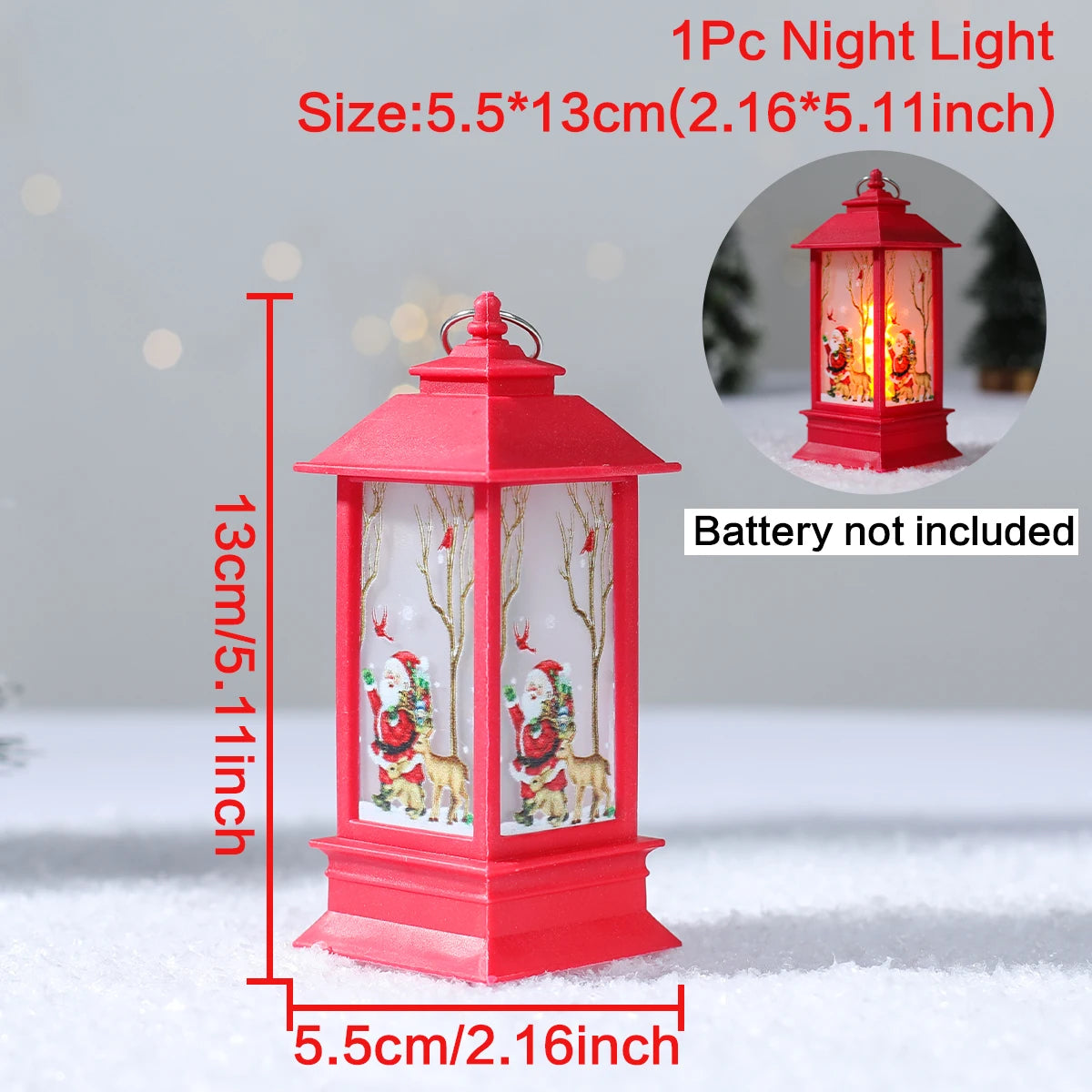Christmas Lantern Light Merry Christmas Decorations for Home 2025 Navidad Christmas Tree Ornaments Xmas Gifts New Year 2026