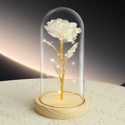 Valentine's Day LED Simulation Rose Flower Light Beautiful Realistic Looking Night Light Rose Eternal Flower Party Supplies
