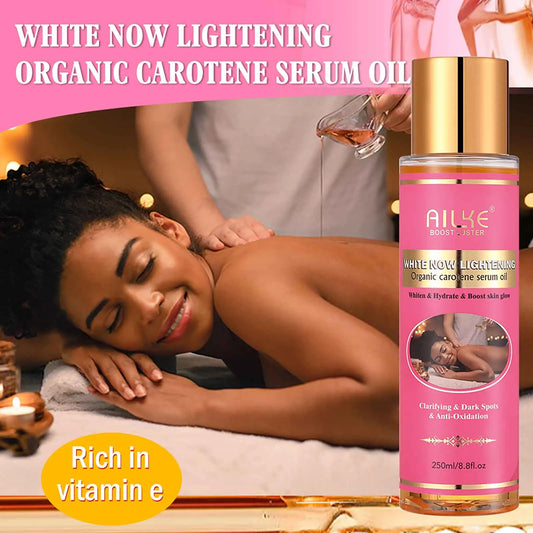 AILKE AHA Organic Skin Brightening Set, Whitening Lotion, Reduce Dark Spots, Clarify, Cleaning, Moisturizing, for All Skin Types