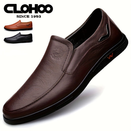CLOHOO Men's Handmade Casual Slip On Shoes - Assorted Colors - Comfortable & Breathable - For Everyday Wear - Perfect Gift for Fashionable Men