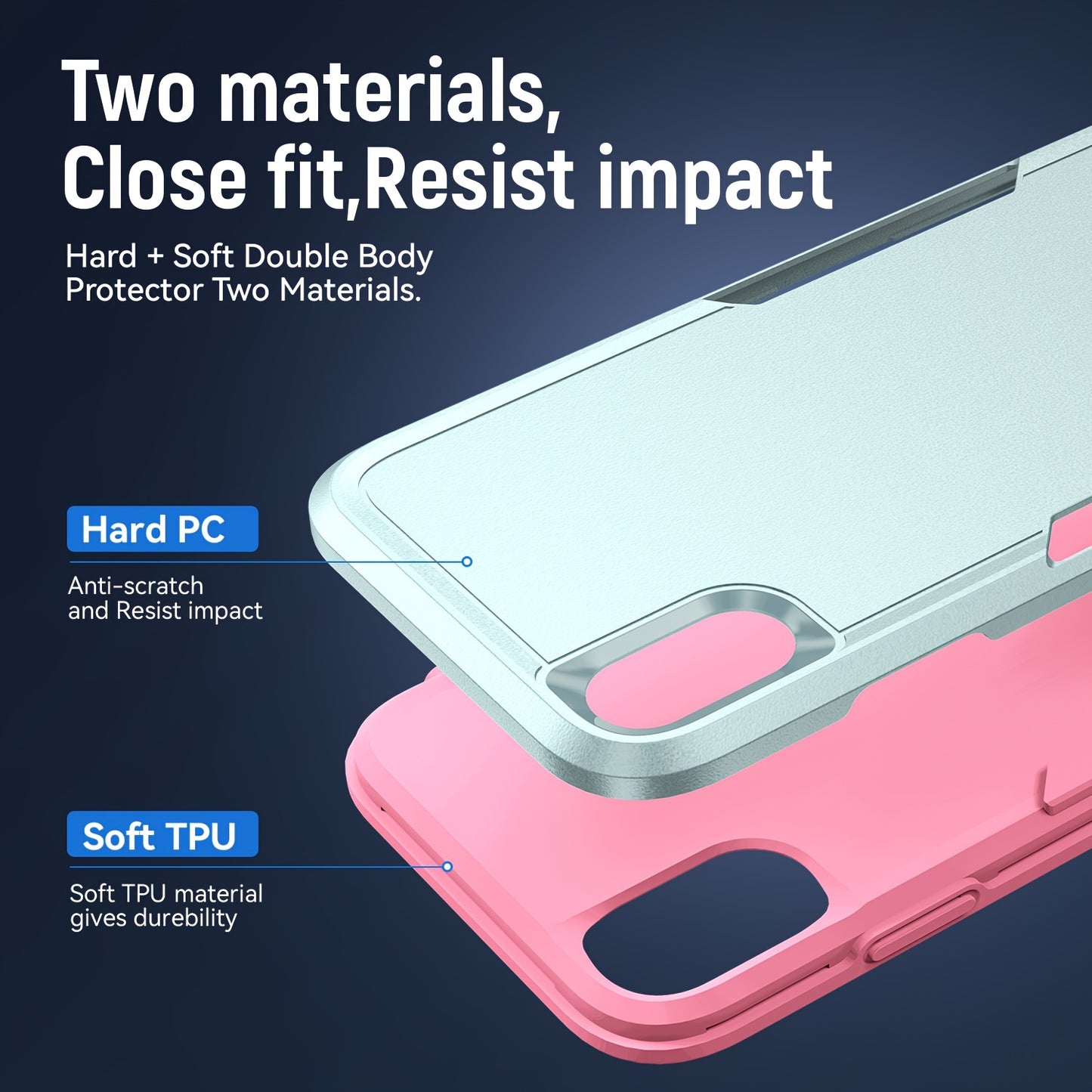 Full Protection Shockproof Case for iPhone XR/XS MAX/X/XS - Stylish