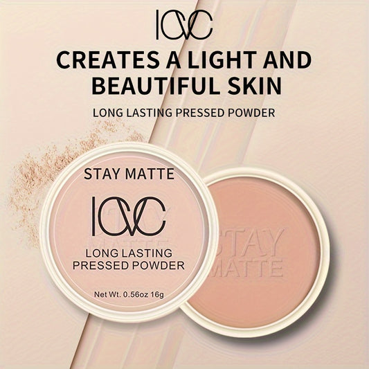 All-Day Matte Finish Setting Powder - Waterproof, Oil-Control, Pore-Blurring, Skin-Brightening, For All Skins