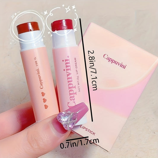 Tinted Lip Balm, Hydrating Moisturizing Lipstick, Removing Dead Skin And Lightening Lip Line, Brightening Lip Care Balm Valentine's Day Gifts