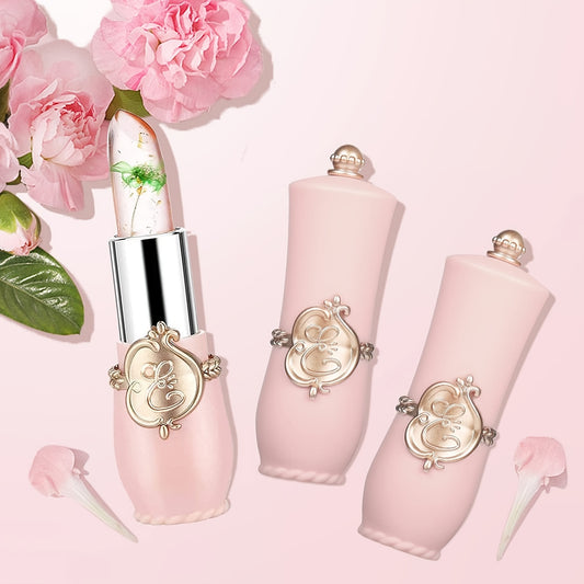 6 Pcs Moisturizing Temperature Changing Jelly Lipstick - Long Lasting Nourishing Lip Balm With Peach Flavor Valentine's Day Gifts